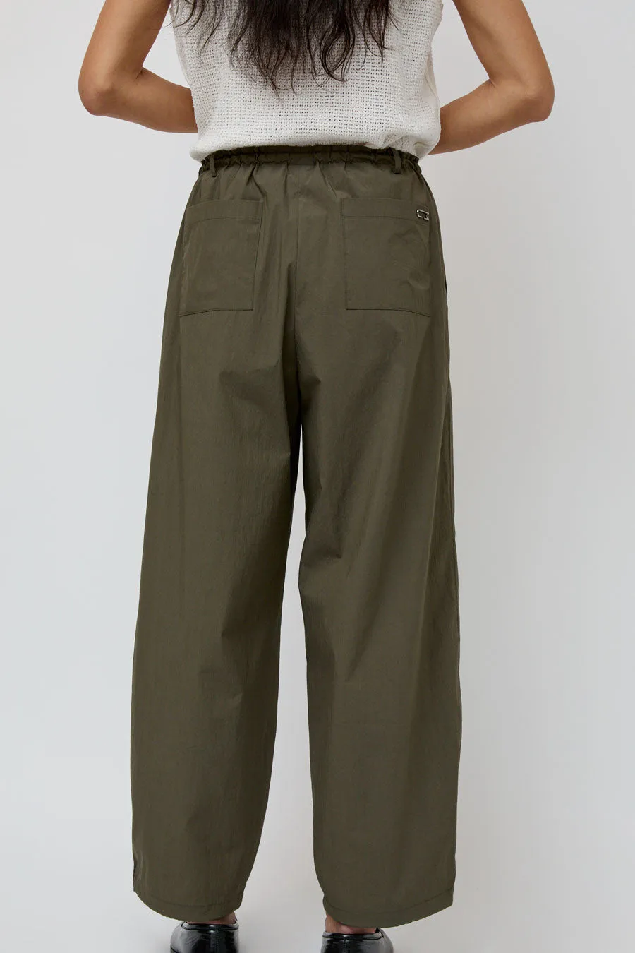 UMARMUNG Lightweight Cotton Oval Silhouette Pant in Cactus sold by No. 6 product image thumbnail 5