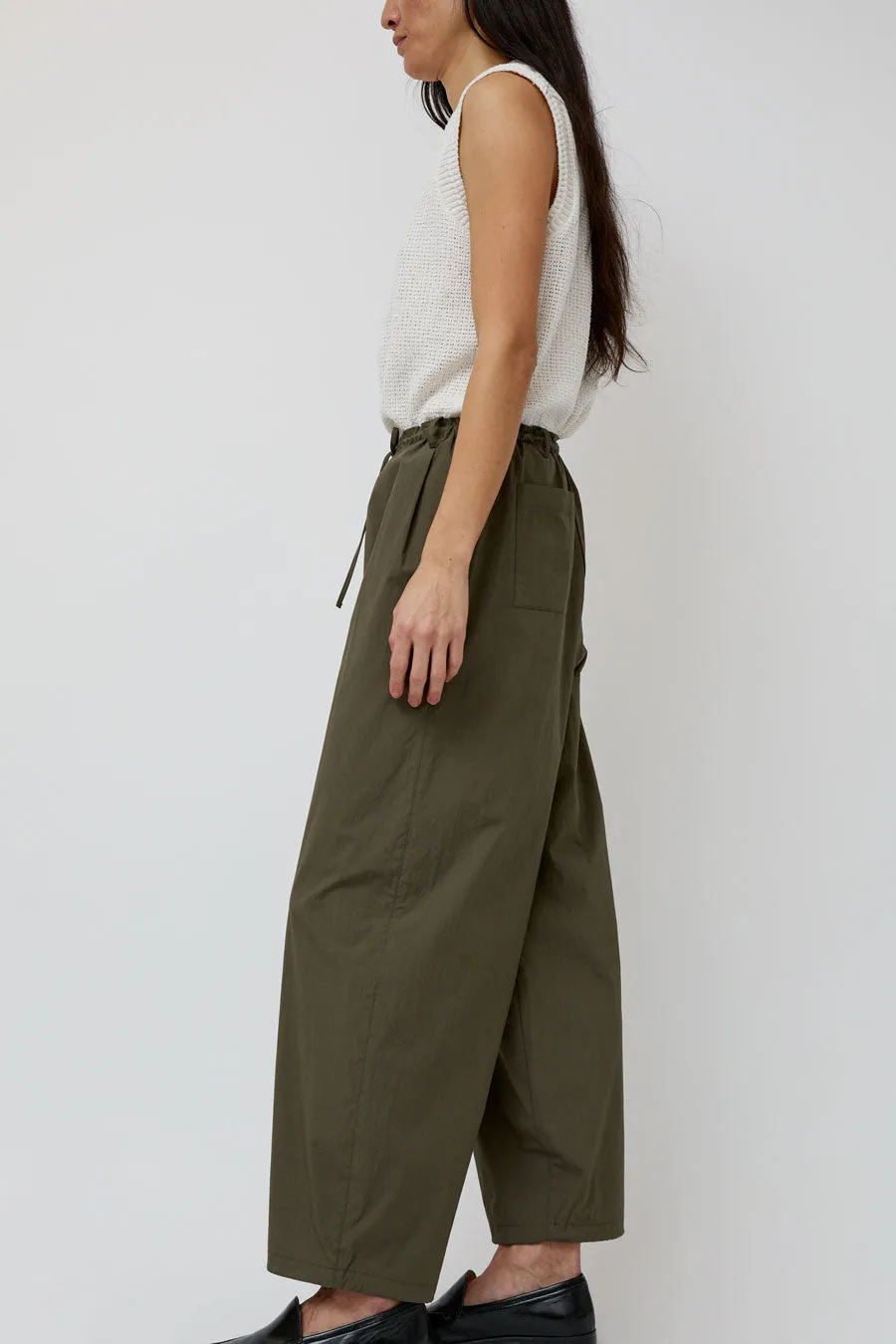 UMARMUNG Lightweight Cotton Oval Silhouette Pant in Cactus sold by No. 6 product image thumbnail 4