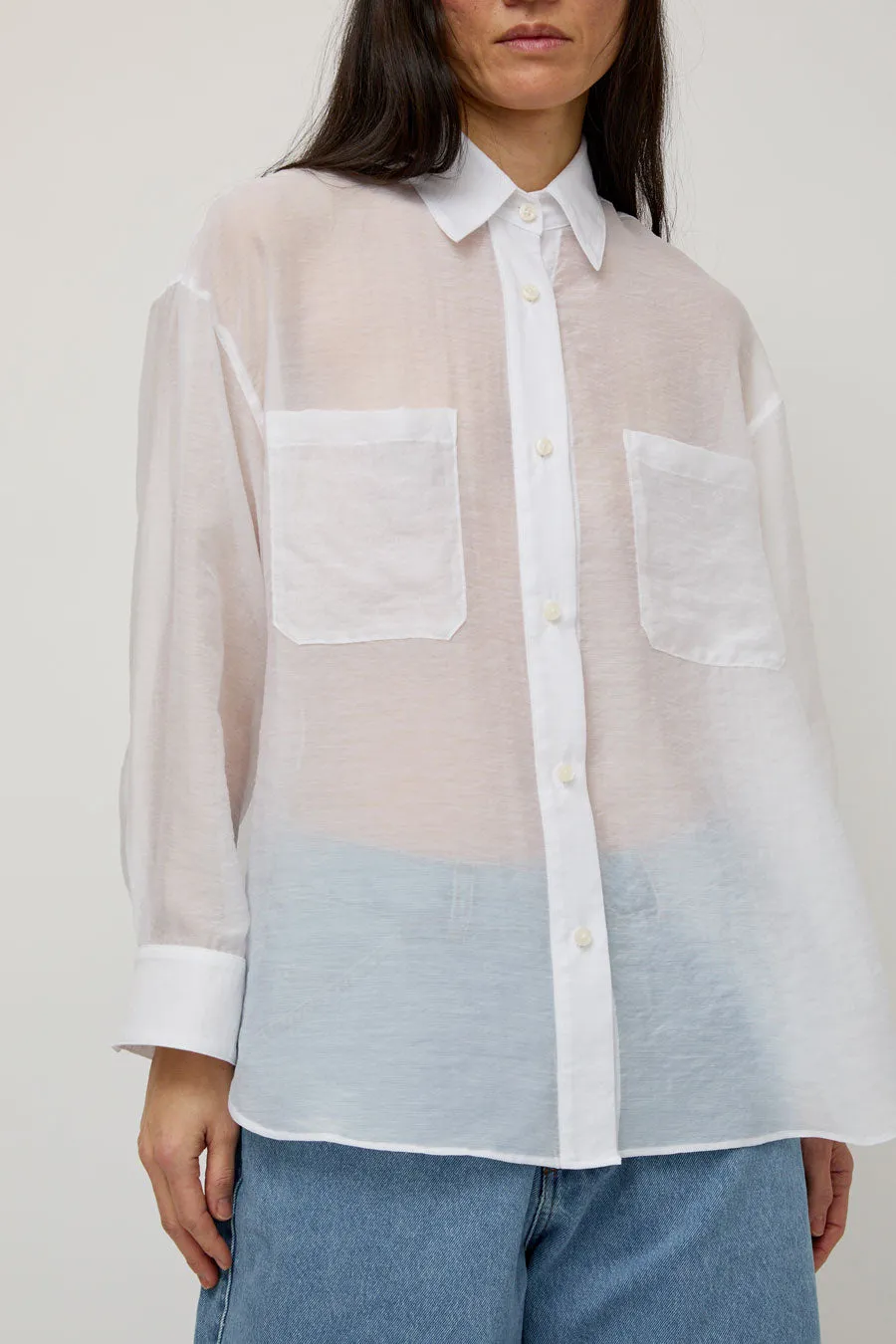 No.6 Lake Shirt in White Organza sold by No. 6 product image thumbnail 3