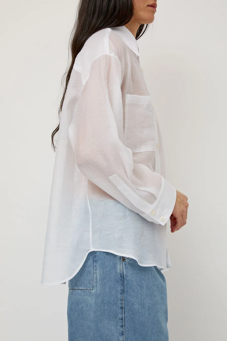 No.6 Lake Shirt in White Organza sold by No. 6 product image thumbnail 4
