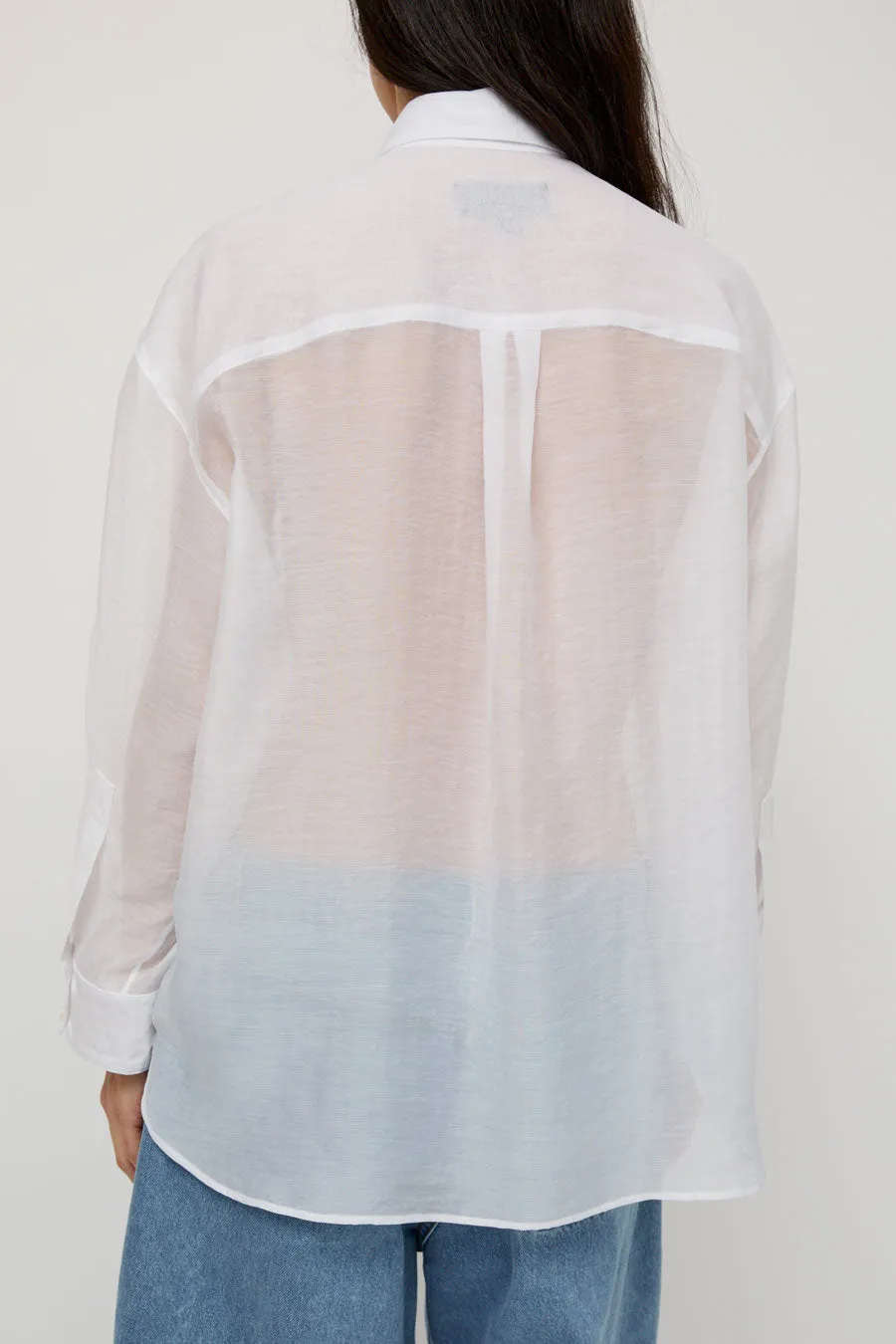 No.6 Lake Shirt in White Organza sold by No. 6 product image thumbnail 5