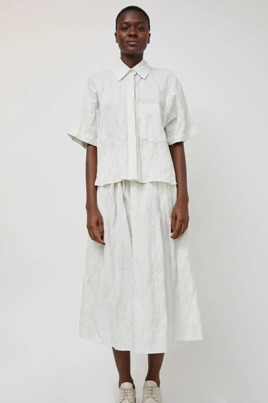 No.6 Lara Shirt in White sold by No. 6 product image thumbnail 5