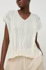 Boboutic Le Pieghe Top in Milk sold by No. 6