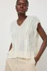 Boboutic Le Pieghe Top in Milk sold by No. 6
