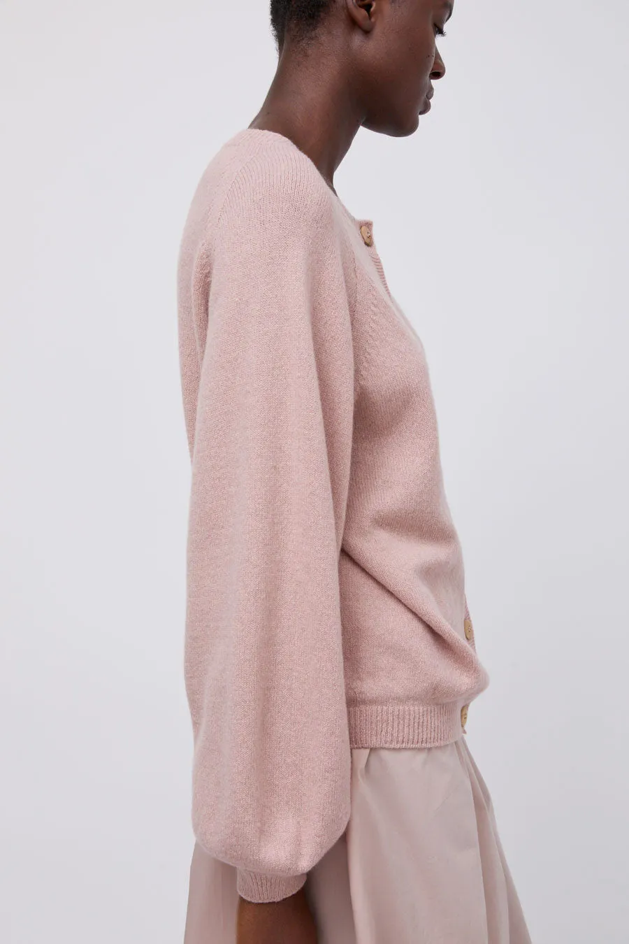 Baserange Soar Cardigan in Cameo Pink sold by No. 6 product image thumbnail 2