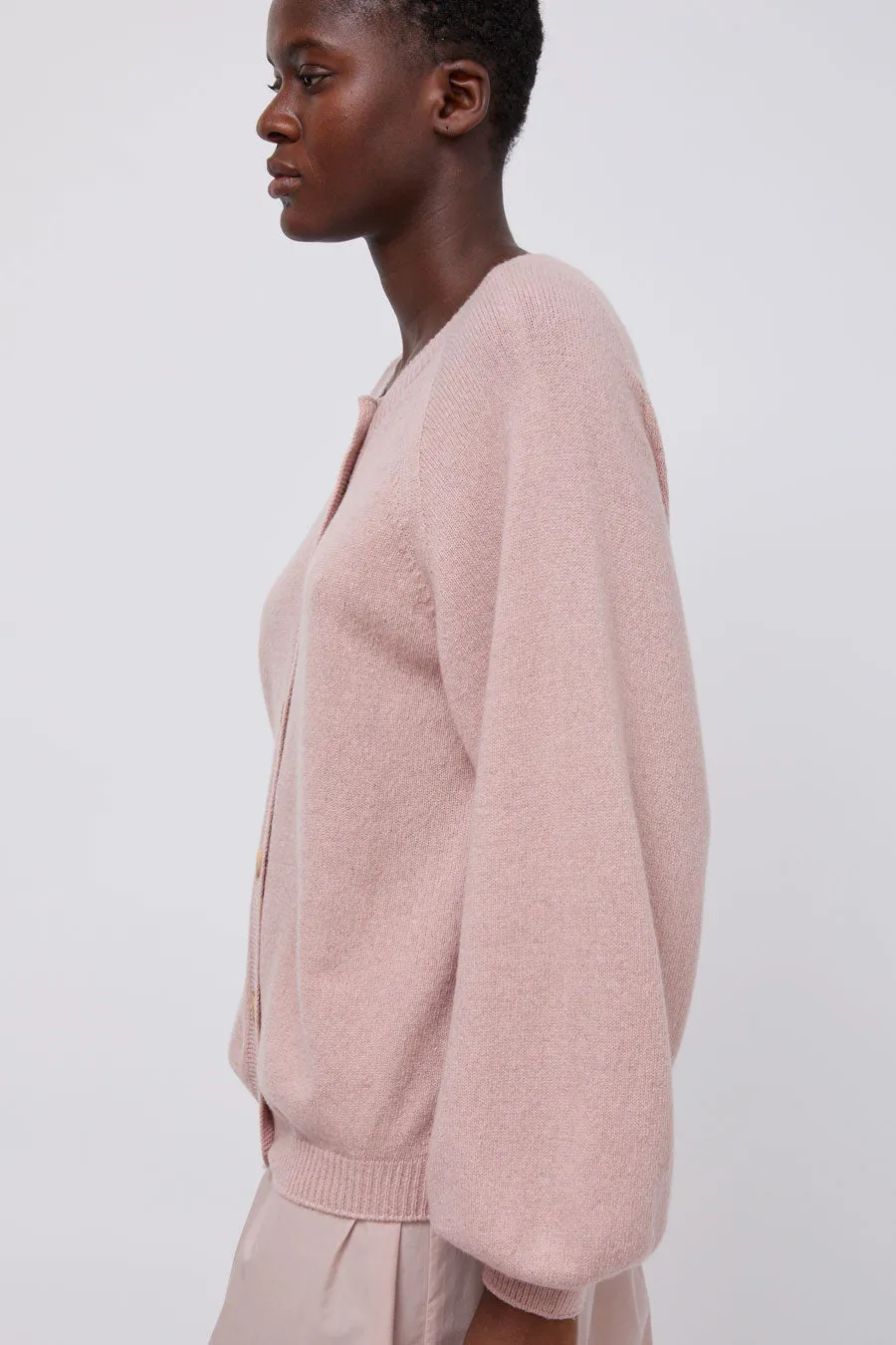 Baserange Soar Cardigan in Cameo Pink sold by No. 6 product image thumbnail 4