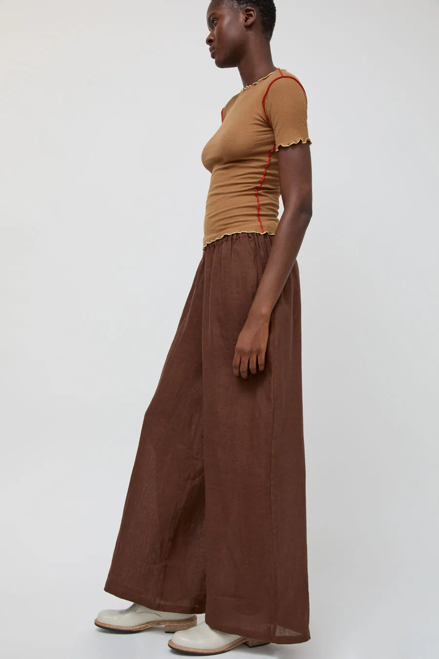 Baserange Sepia Pants in Bakke Brown sold by No. 6 product image thumbnail 4