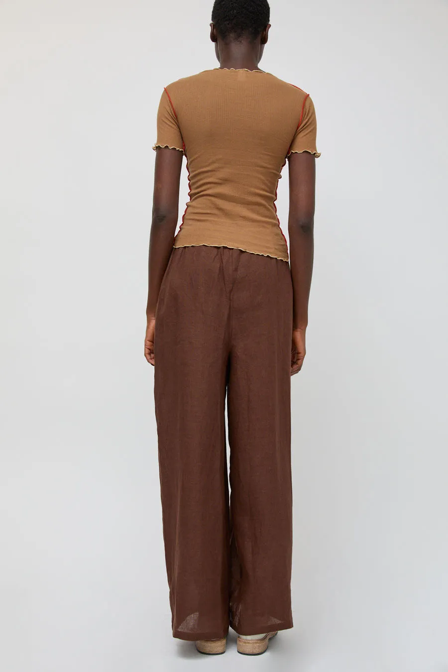 Baserange Sepia Pants in Bakke Brown sold by No. 6 product image thumbnail 5