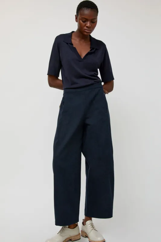 No.6 Porter Pant in Navy made by No. 6