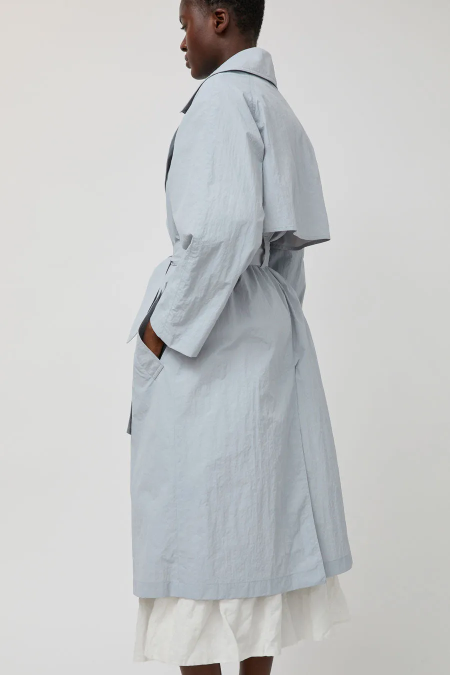No.6 Peterman Trench Coat in Cloud sold by No. 6 product image thumbnail 5
