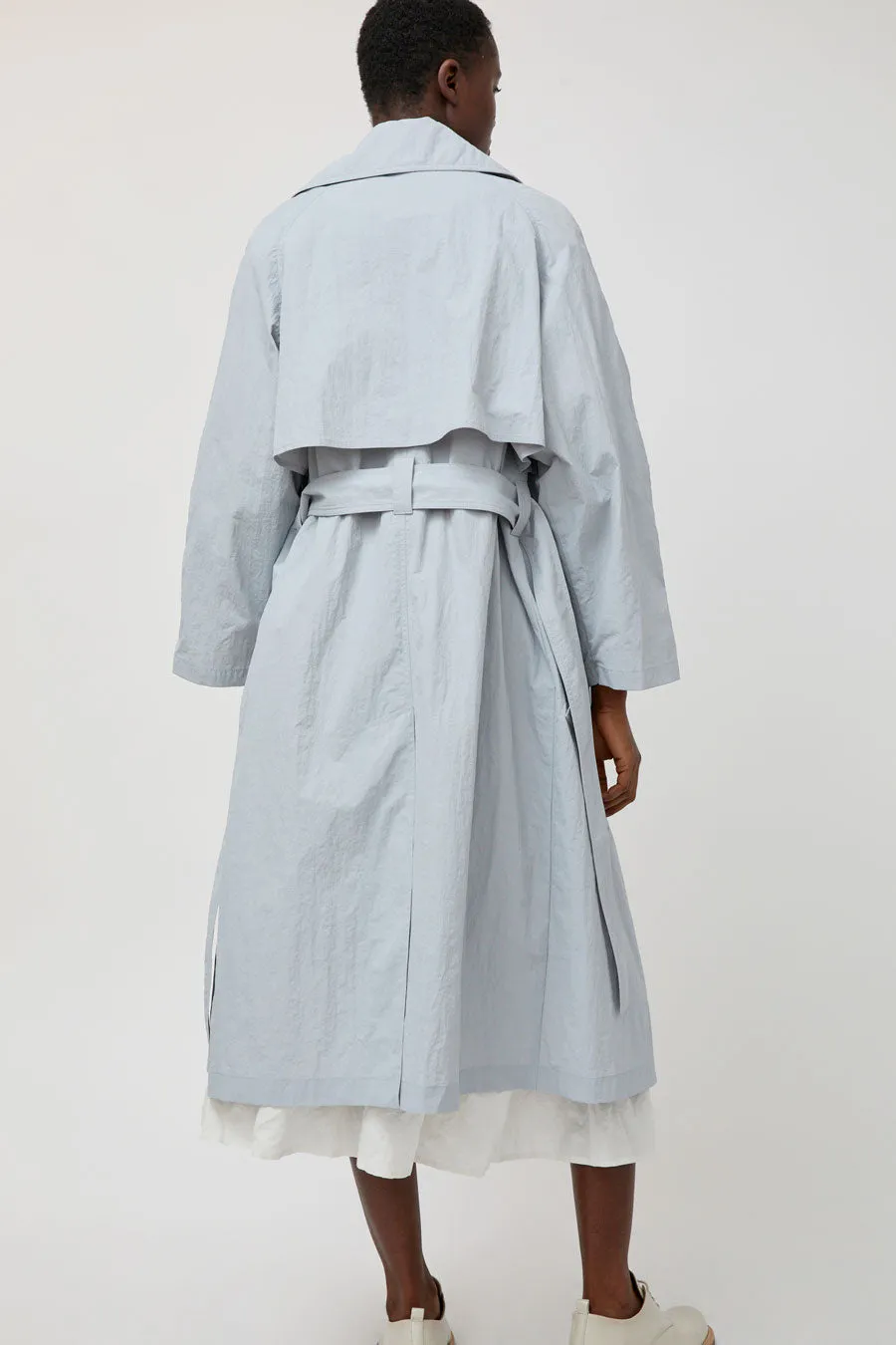 No.6 Peterman Trench Coat in Cloud sold by No. 6 product image thumbnail 4