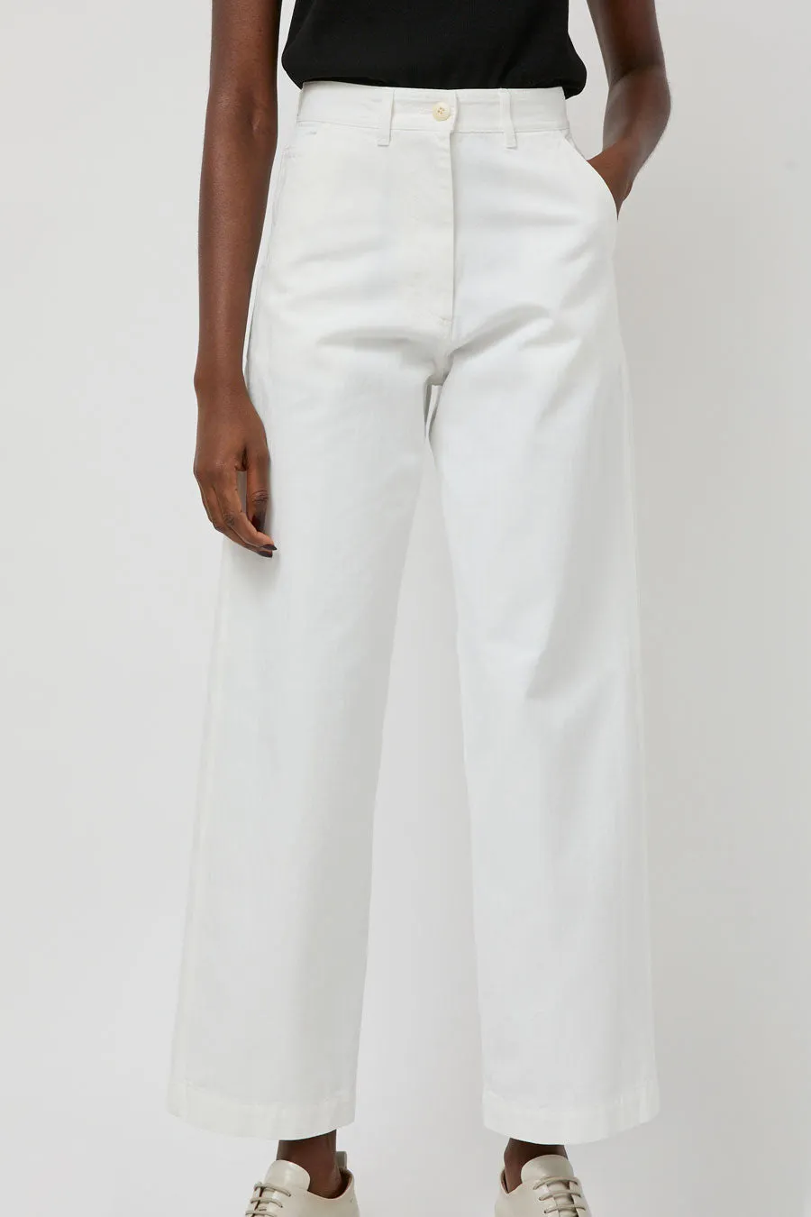 Nothing Written Paan Cotton Chino Pants in White sold by No. 6 product image thumbnail 2