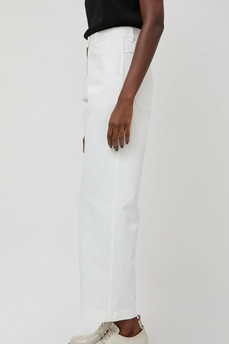 Nothing Written Paan Cotton Chino Pants in White sold by No. 6 product image thumbnail 4