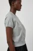 Nothing Written Bibi Cotton Sweatshirt Tee in Gray sold by No. 6
