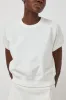 Nothing Written Bibi Cotton Sweatshirt Tee in White sold by No. 6