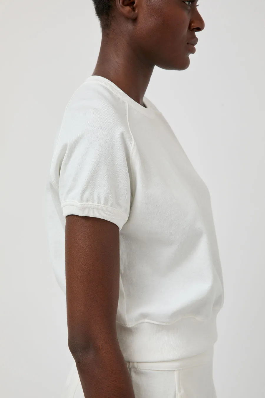 Nothing Written Bibi Cotton Sweatshirt Tee in White sold by No. 6 product image thumbnail 2