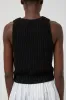 Nothing Written Greta Knit Top in Black sold by No. 6