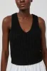 Nothing Written Greta Knit Top in Black sold by No. 6
