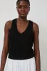 Nothing Written Greta Knit Top in Black sold by No. 6