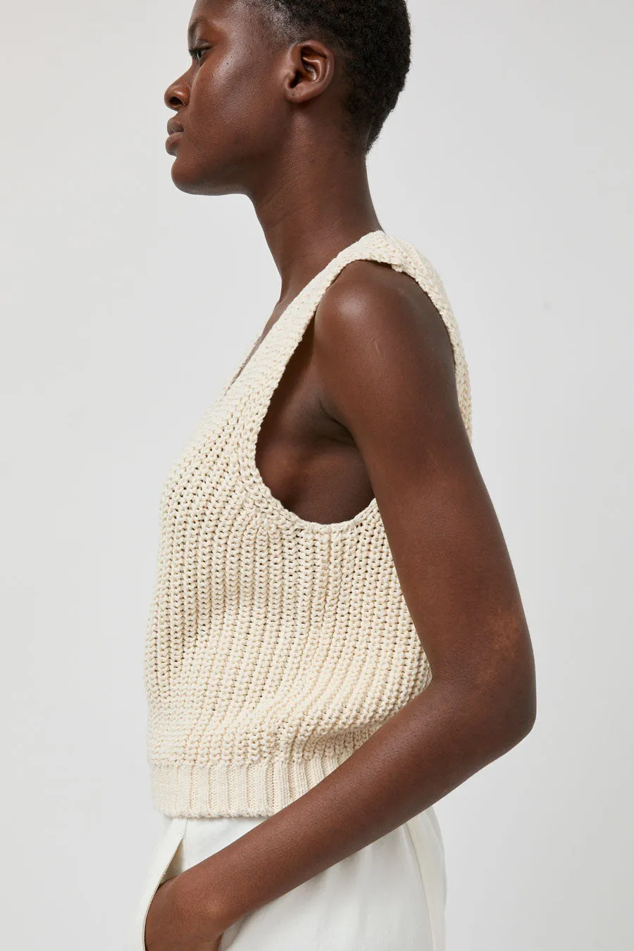 Nothing Written Greta Knit Top in Ivory sold by No. 6 product image thumbnail 2