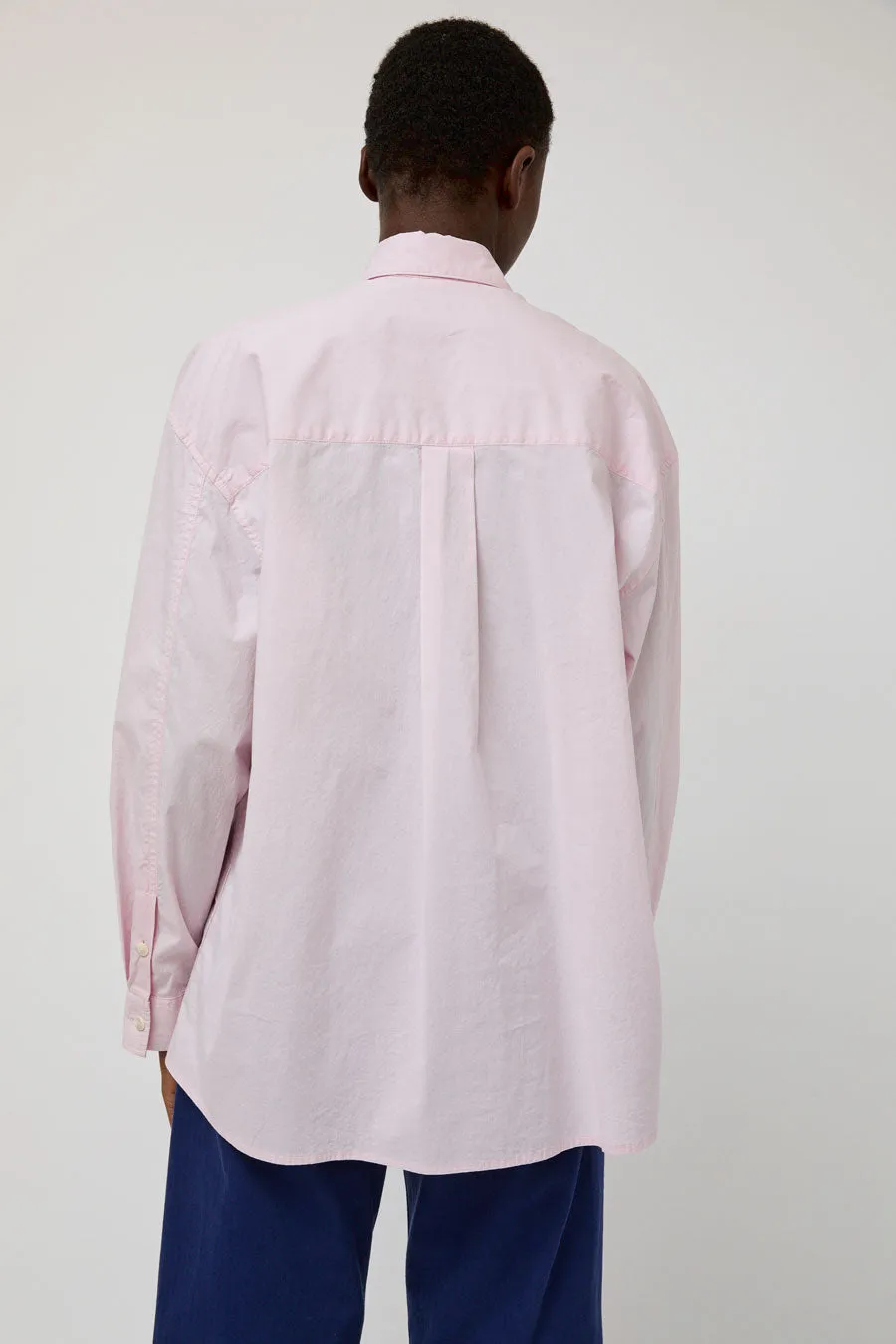 Nothing Written Timon Striped Cotton Shirt in Pastel Pink sold by No. 6 product image thumbnail 5