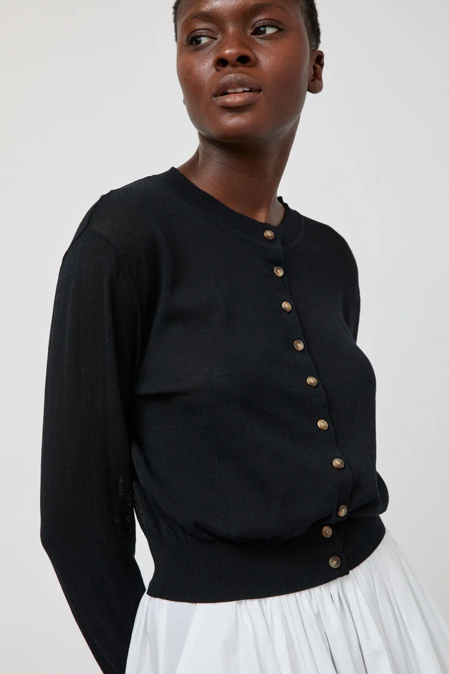 Ciao Lucia Hydra Cardigan in Black sold by No. 6