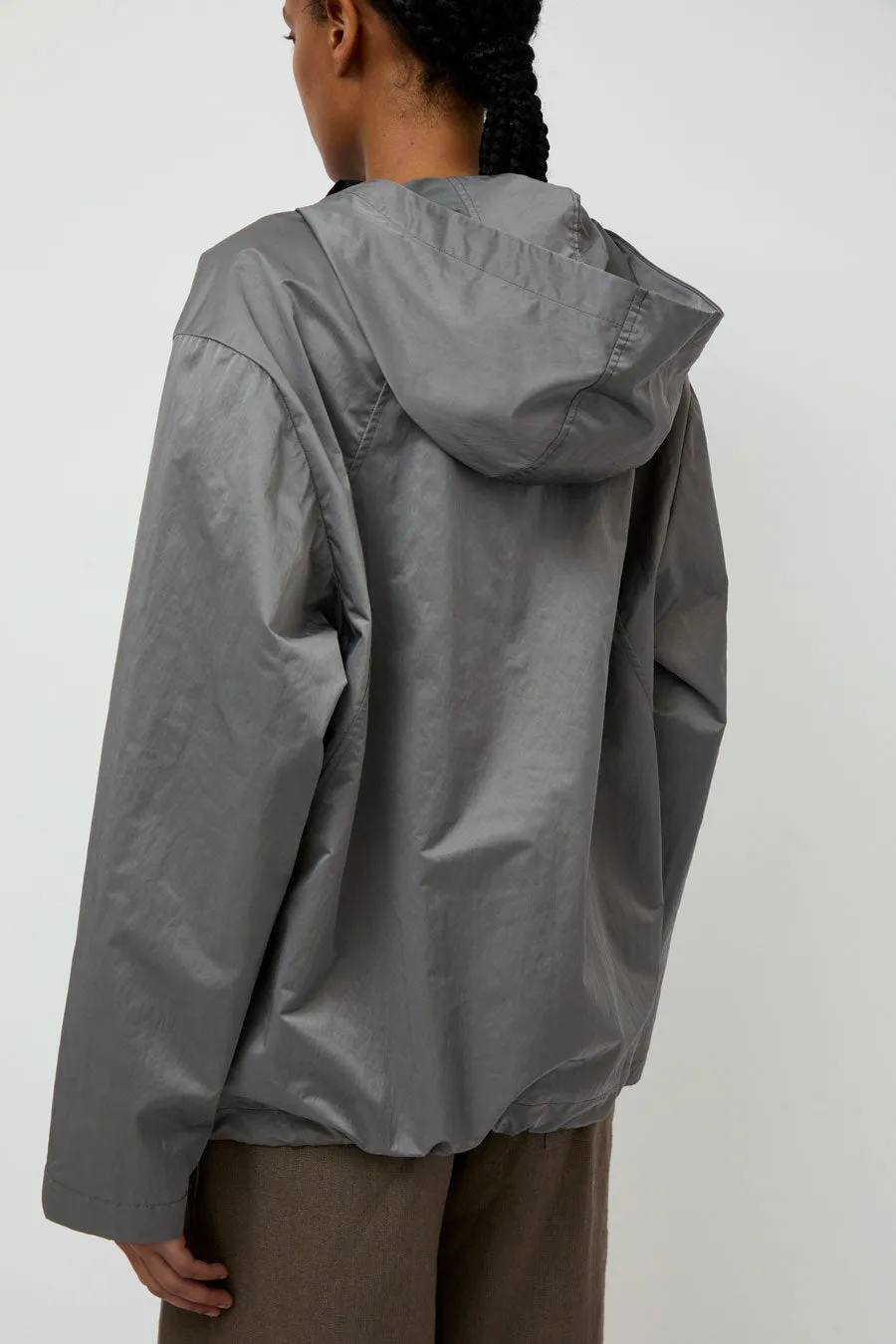Wanze Hooded Army Smock in Steel Grey sold by No. 6 product image thumbnail 3
