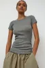 6397 Heirloom Tee in Heather Grey sold by No. 6