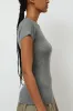 6397 Heirloom Tee in Heather Grey sold by No. 6