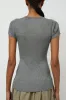 6397 Heirloom Tee in Heather Grey sold by No. 6