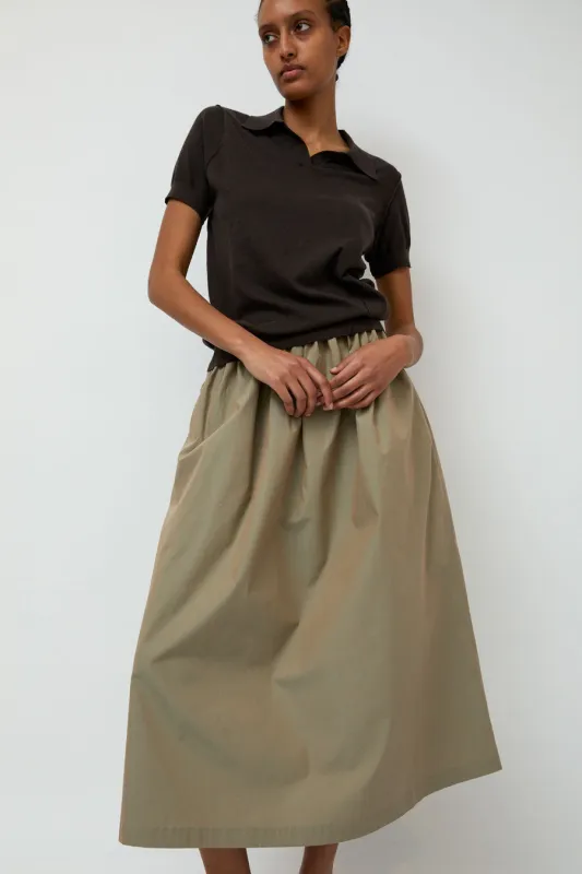6397 Pull on Skirt in Iridescent Army made by 6397