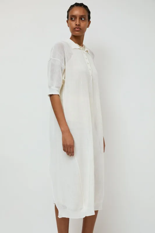 RUS Hinoki Dress in White made by No. 6