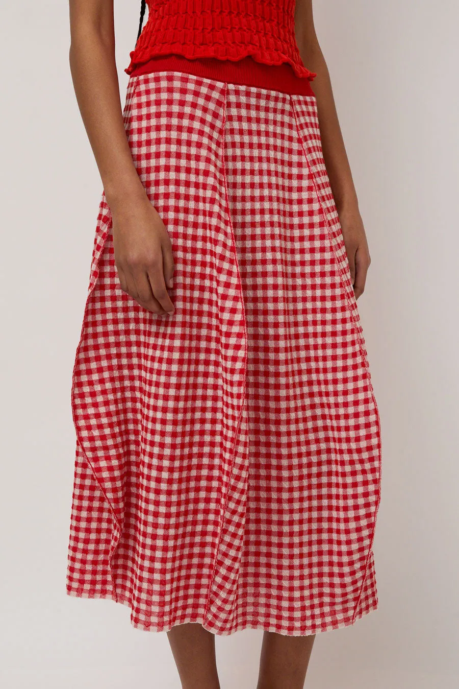 RUS Uovo Skirt in Tomate sold by No. 6 product image thumbnail 3