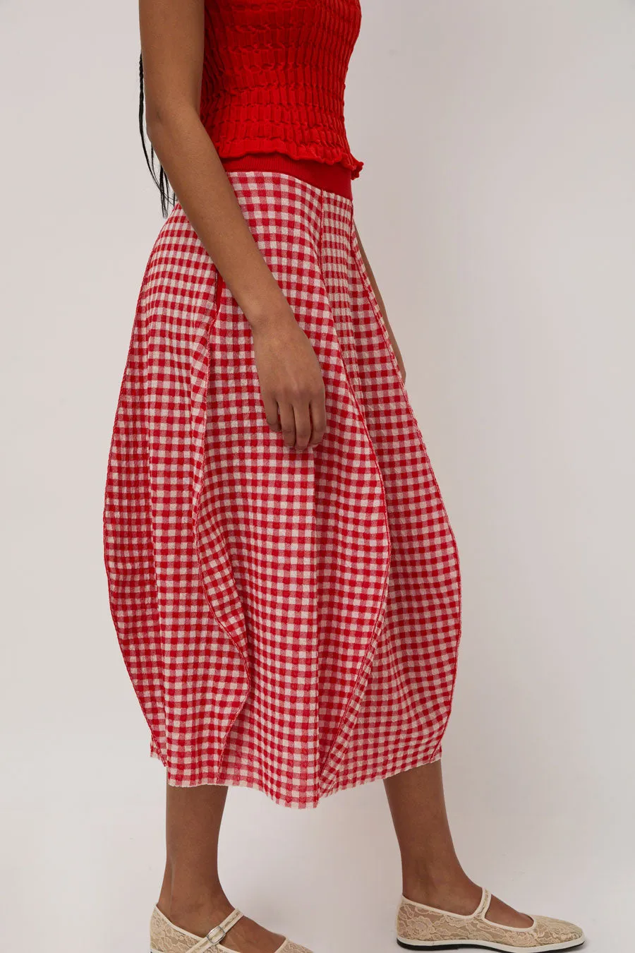RUS Uovo Skirt in Tomate sold by No. 6 product image thumbnail 2