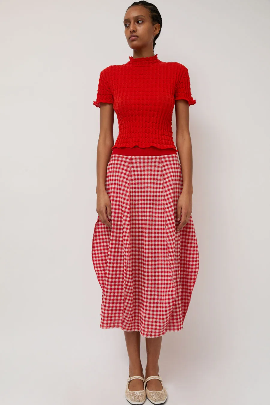 RUS Uovo Skirt in Tomate sold by No. 6