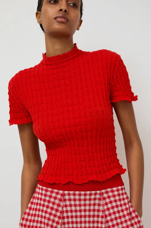 RUS Chowa Top in Chili Pepper sold by No. 6