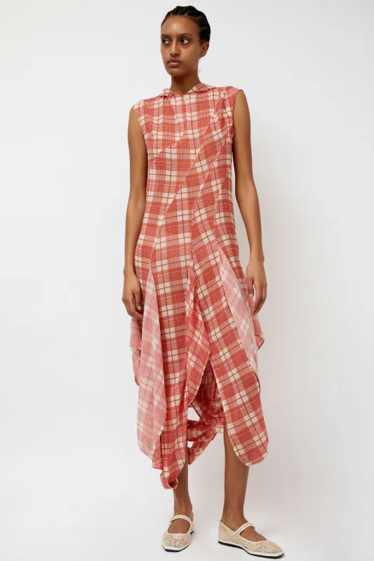 Rave Review Pippi Dress in Red Check sold by No. 6