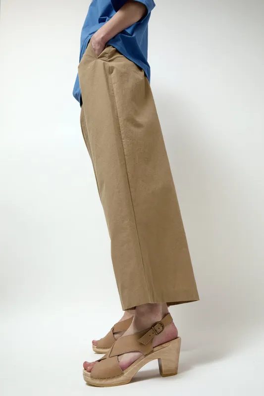 No.6 June Clog on High Heel in Bone made by No. 6