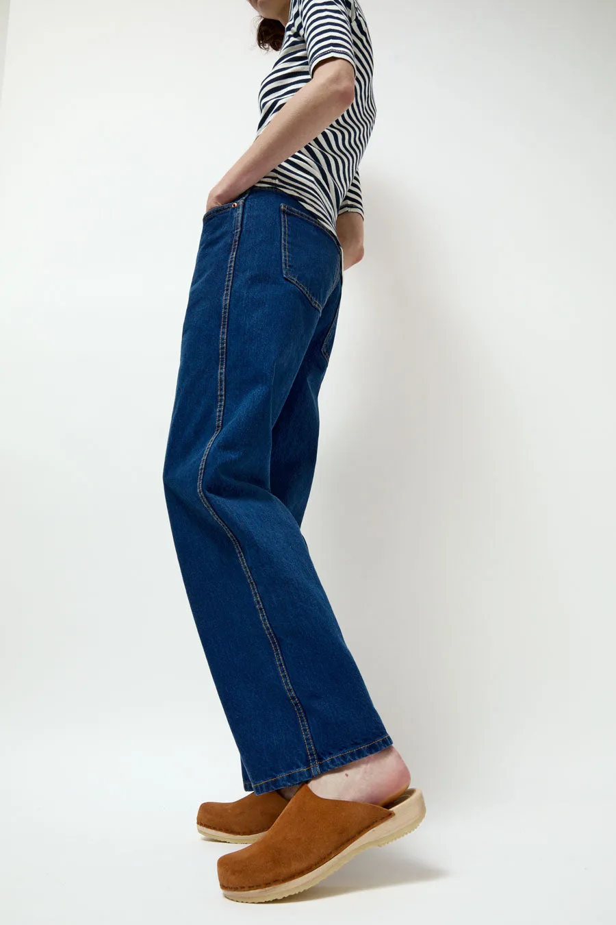 No.6 Contour Clog on Flat Base in Toast Suede sold by No. 6 product image thumbnail 2