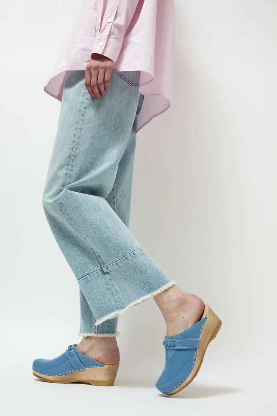 No.6 Bridget Clog on Mid Wedge in Robin Patent sold by No. 6 product image thumbnail 4