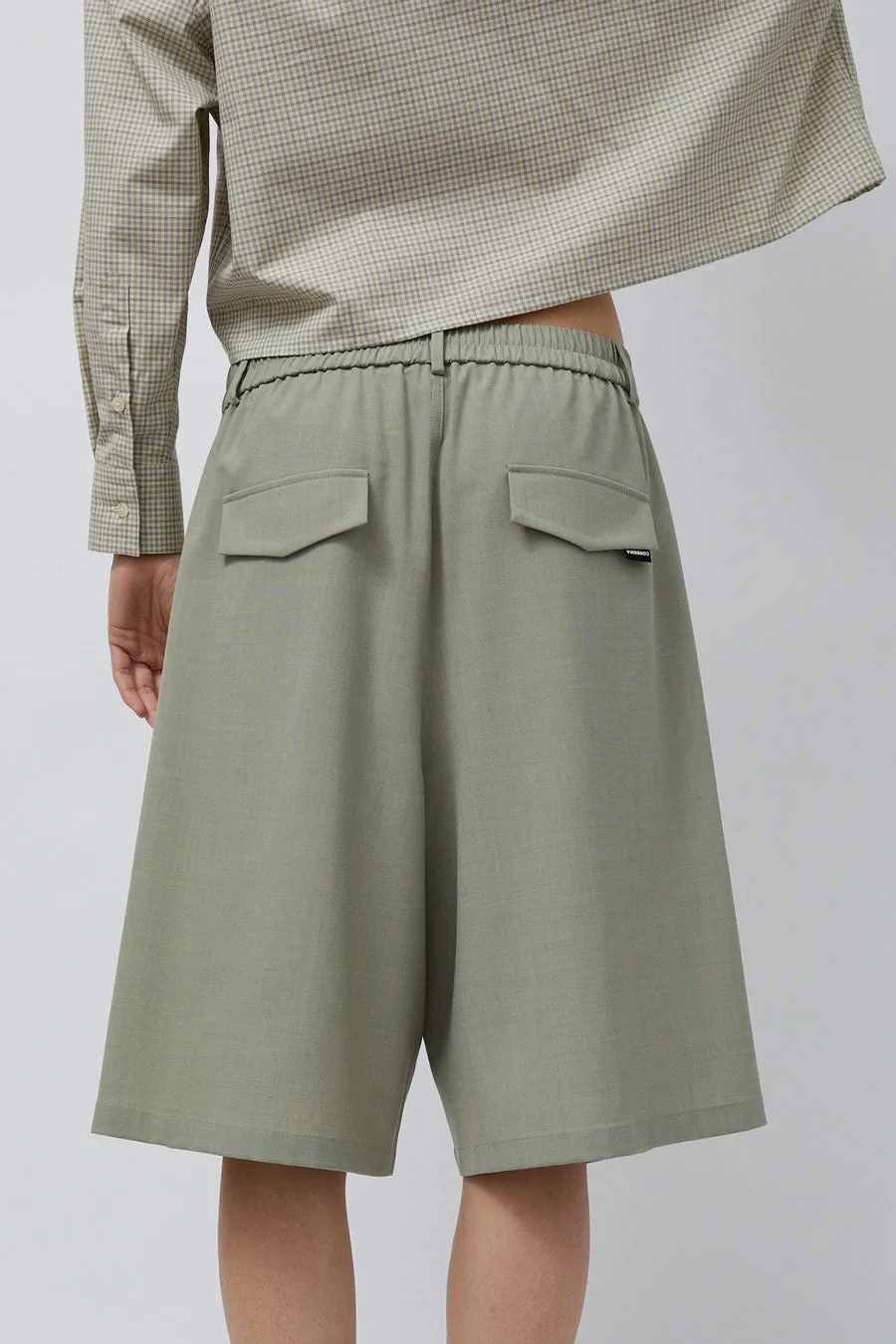 CORDERA Tailoring Bermuda Shorts in Salvia sold by No. 6 product image thumbnail 5