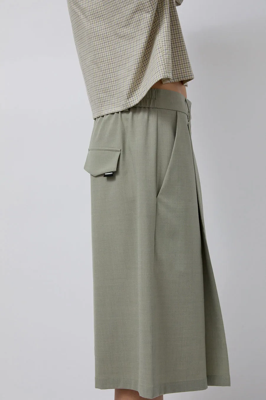 CORDERA Tailoring Bermuda Shorts in Salvia sold by No. 6 product image thumbnail 4