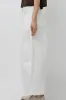 CORDERA Tubular Curved Pants in White sold by No. 6