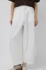CORDERA Tubular Curved Pants in White sold by No. 6