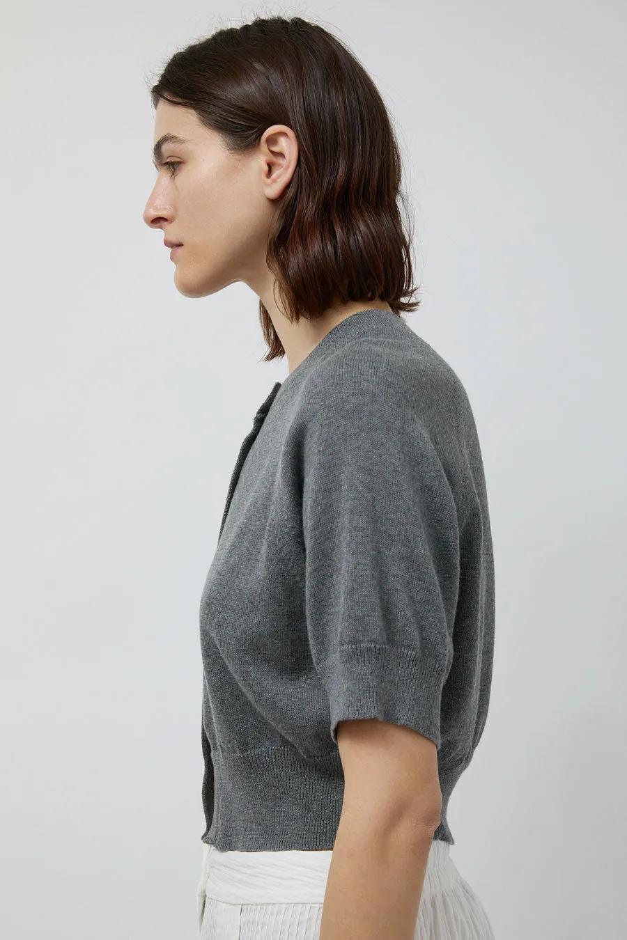 CORDERA Cotton & Cashmere Top in Grey sold by No. 6 product image thumbnail 3