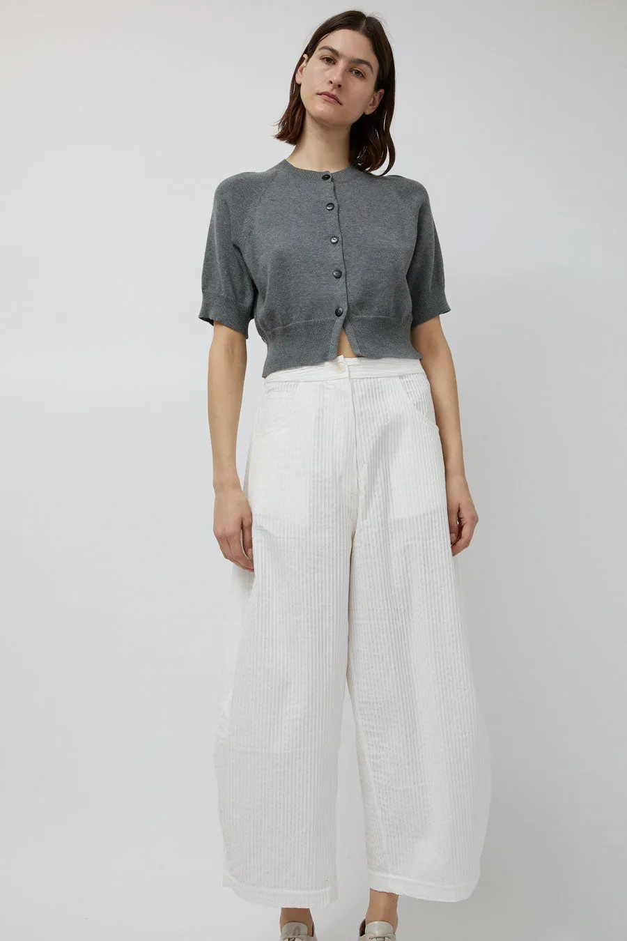 CORDERA Cotton & Cashmere Top in Grey sold by No. 6 product image thumbnail 5