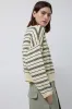 CORDERA Organic Cotton Polo Sweater in Stripe sold by No. 6