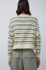 CORDERA Organic Cotton Polo Sweater in Stripe sold by No. 6