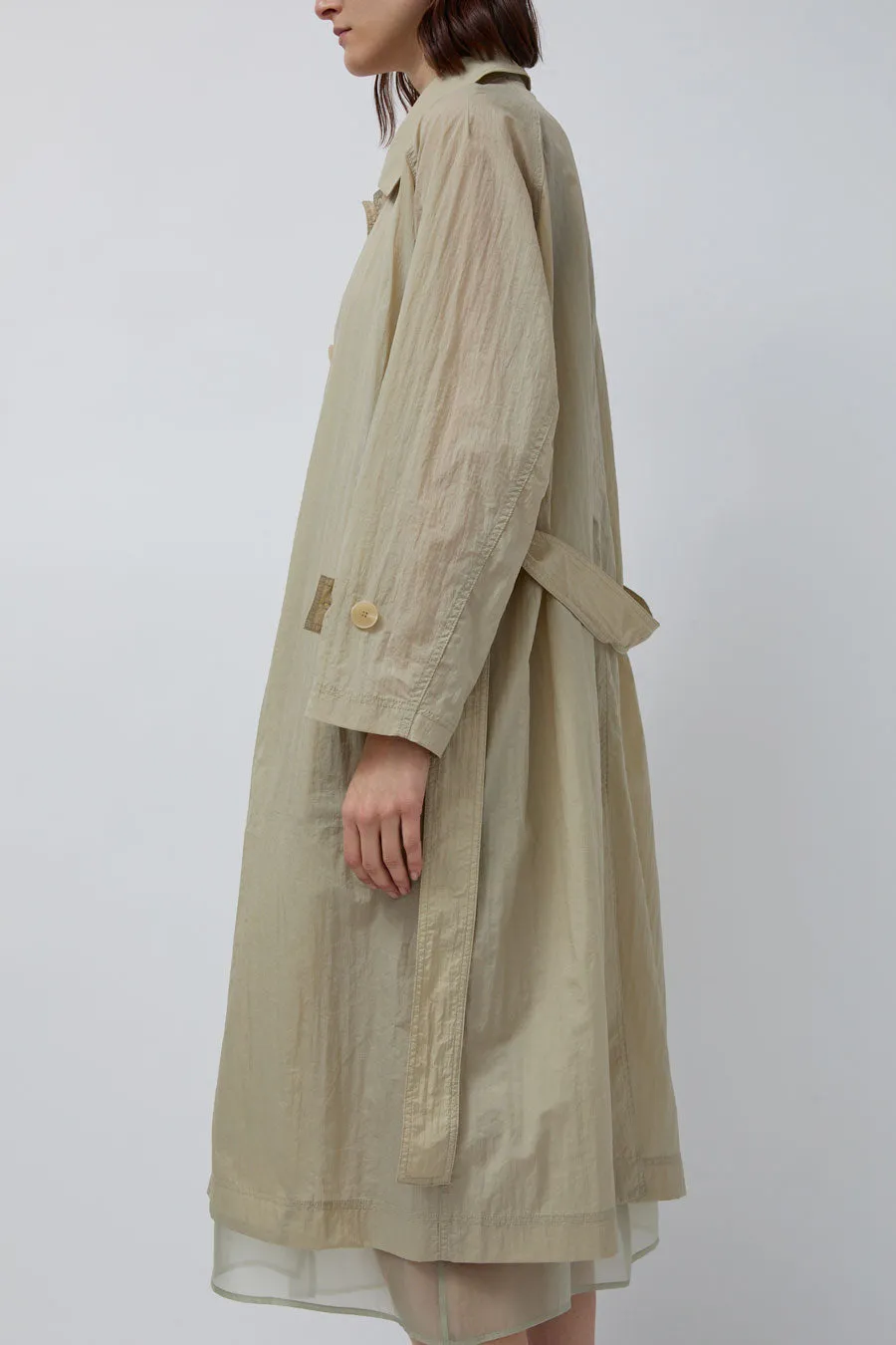 Mijeong Park Semi Sheer Trench in Beige sold by No. 6 product image thumbnail 4
