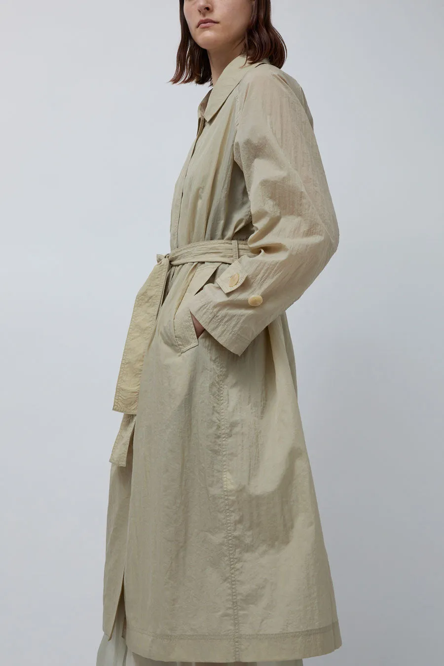 Mijeong Park Semi Sheer Trench in Beige sold by No. 6 product image thumbnail 5